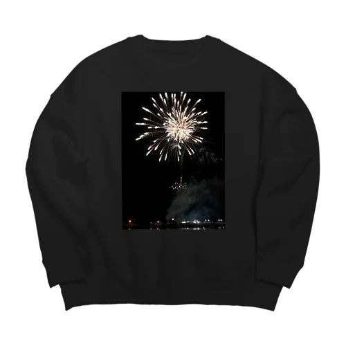 202208171947011　黄色の華 Big Crew Neck Sweatshirt