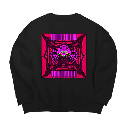 8-EYES PINKSPIDER Big Crew Neck Sweatshirt