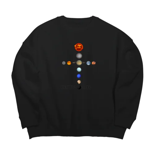 [ Culture Club ] Cosmic Belief OverSized SweatShirt Big Crew Neck Sweatshirt