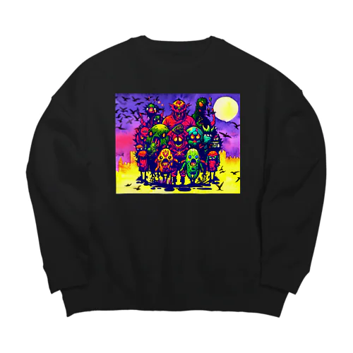 百鬼夜行 Big Crew Neck Sweatshirt