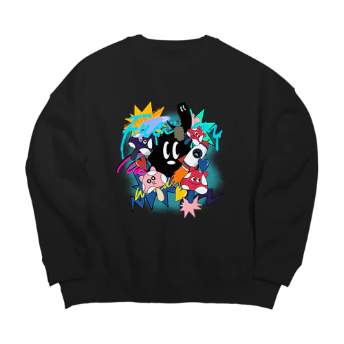 SUMIKURO WORLD  Big Crew Neck Sweatshirt