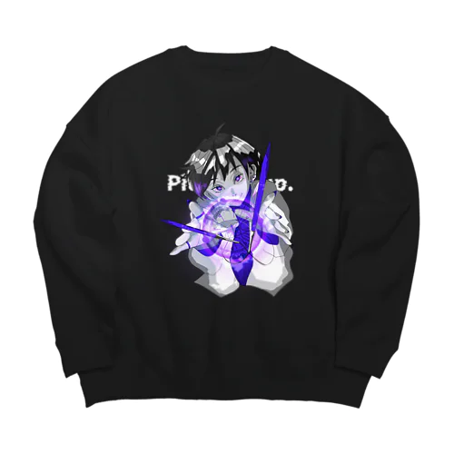 輪針サイコパスの魔法陣 Big Crew Neck Sweatshirt
