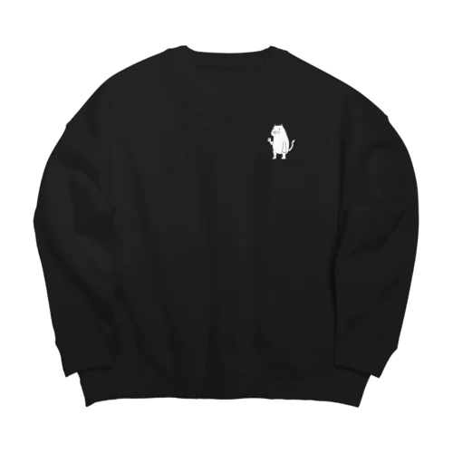 ハローキャット Big Crew Neck Sweatshirt