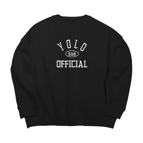 カレッジスウェットyolo Big Crew Neck Sweatshirt