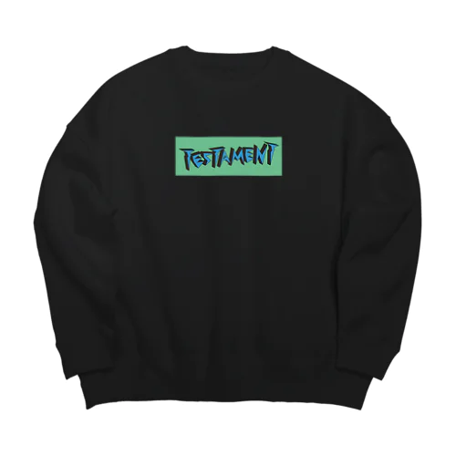 TESTAMENT BOX  Logo　 Big Crew Neck Sweatshirt