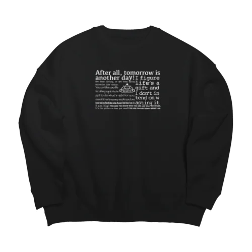 えいが Big Crew Neck Sweatshirt