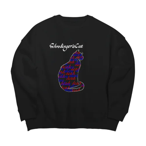 シュレディンガーの猫(単独) Big Crew Neck Sweatshirt