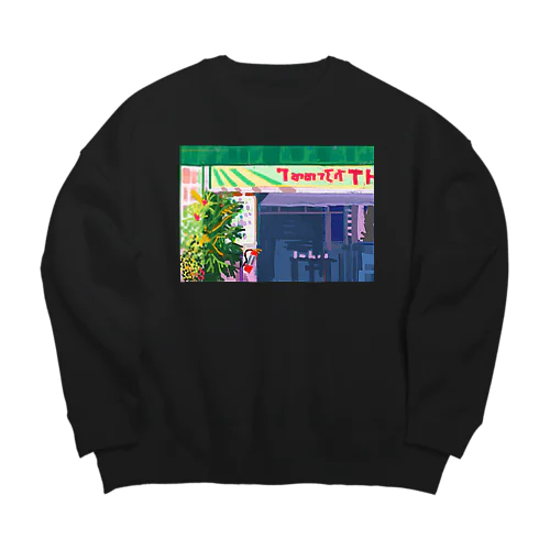 thai sketch Big Crew Neck Sweatshirt