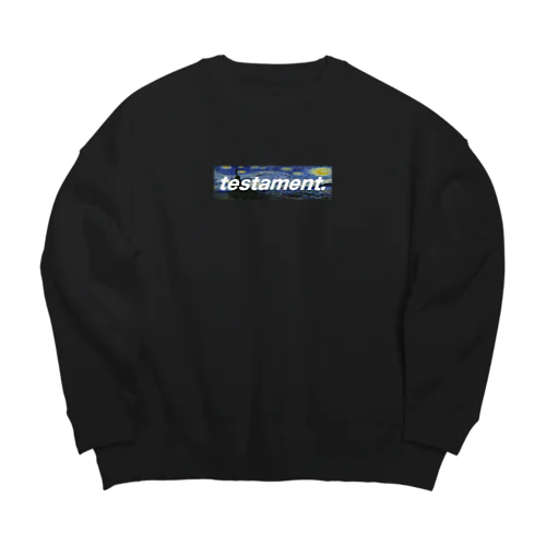 TESTAMENT✗gogh BOX Logo　 ビッグシルエットスウェット