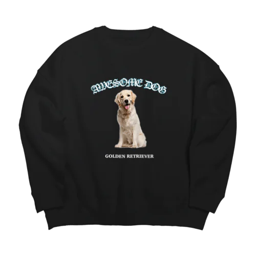 Awesomedog  Big Crew Neck Sweatshirt