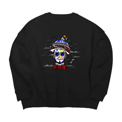 イラストスウェット Big Crew Neck Sweatshirt