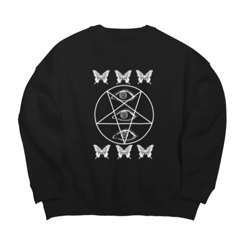 サブカルチャー逆五芒星ver. Big Crew Neck Sweatshirt