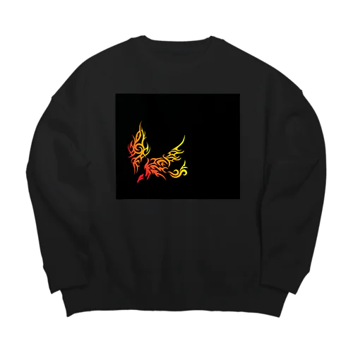 トライバル(無題) Big Crew Neck Sweatshirt