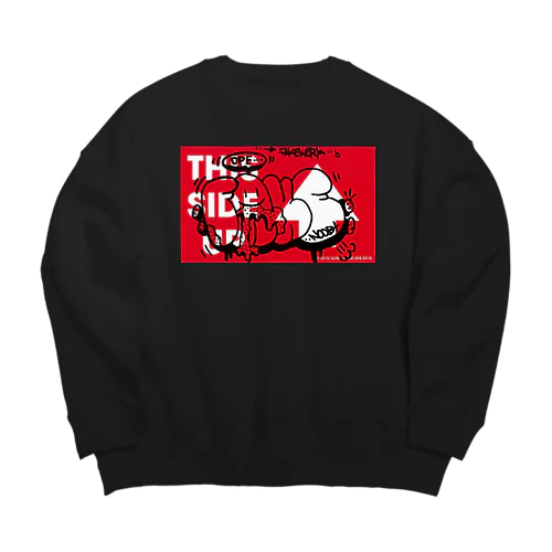 グラフィティステッカー シールFAKE  Big Crew Neck Sweatshirt