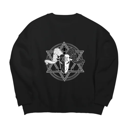 くろやぎくん Big Crew Neck Sweatshirt