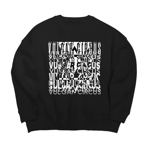 VULGAR CIRCUS ⅩTH/DB_48 Big Crew Neck Sweatshirt