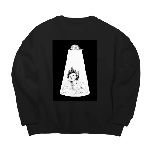 再燃 Big Crew Neck Sweatshirt