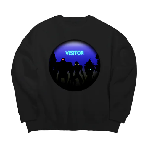 VISITOR-来訪者- Big Crew Neck Sweatshirt