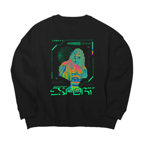 EXPORT 前面プリント Big Crew Neck Sweatshirt