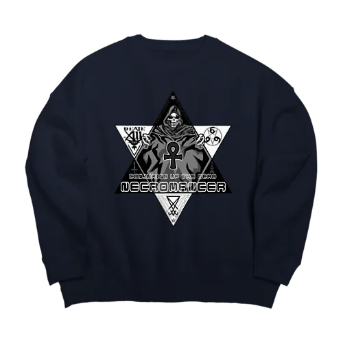 六芒星ネクロマンサー ブラックアンク Big Crew Neck Sweatshirt