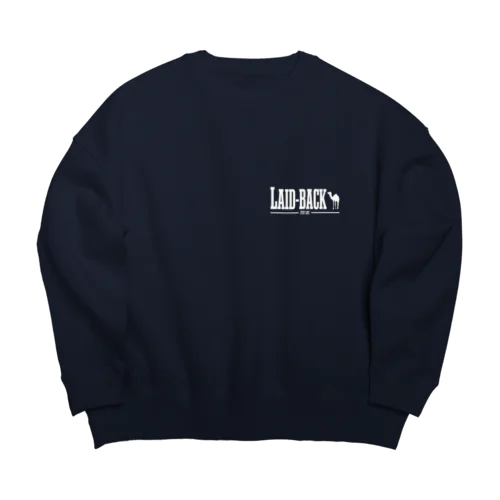 LAID-BACK Camel Logo Big Crew Neck Sweatshirt