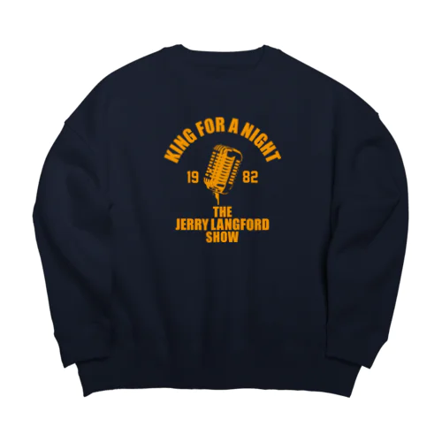 一夜の王 Big Crew Neck Sweatshirt