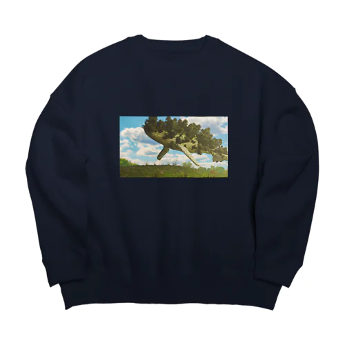 天鯨 Big Crew Neck Sweatshirt