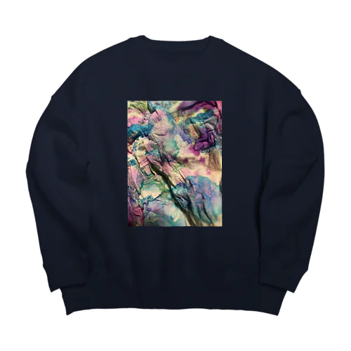 ティッシュですが何か? Big Crew Neck Sweatshirt