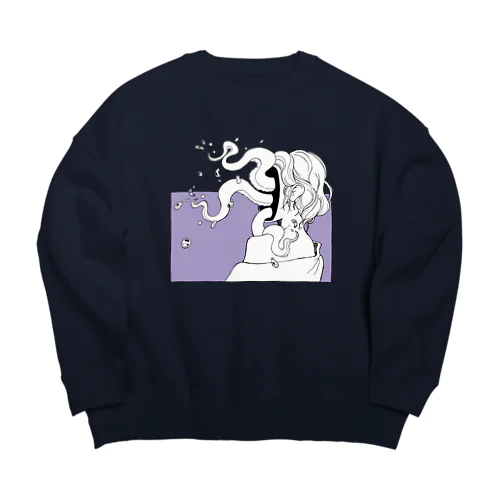 ボイドから生まれたタコ Big Crew Neck Sweatshirt