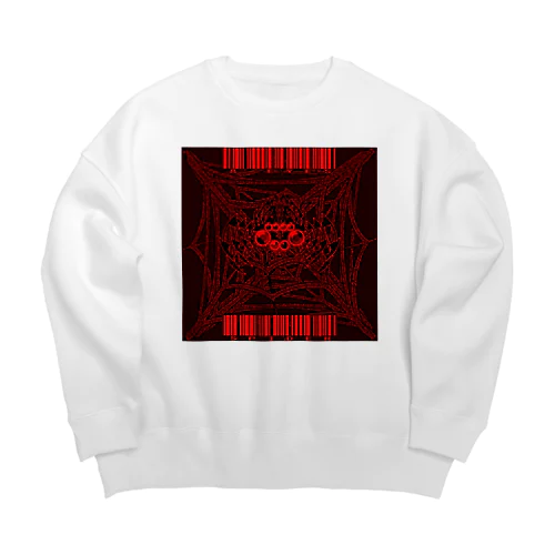 8-EYES SPIDER RED Big Crew Neck Sweatshirt