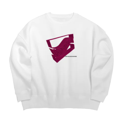 WAVES.a Big Crew Neck Sweatshirt