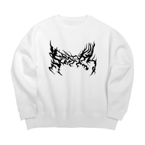 冬寒い Big Crew Neck Sweatshirt