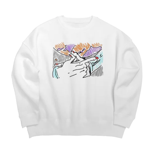 地球環境保護団体 Big Crew Neck Sweatshirt