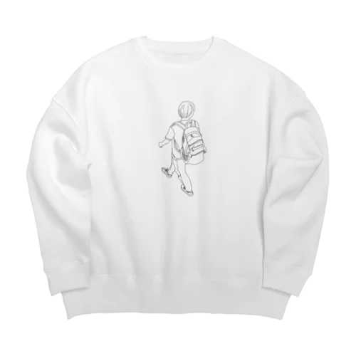 さんぽ Big Crew Neck Sweatshirt