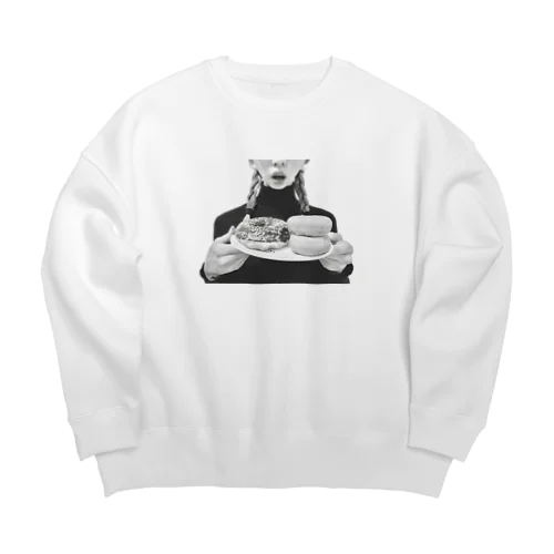 ドーナツペロリチャン！ Big Crew Neck Sweatshirt