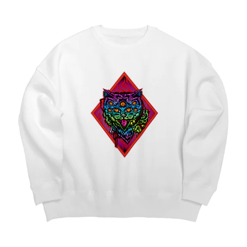 bakeneko Big Crew Neck Sweatshirt