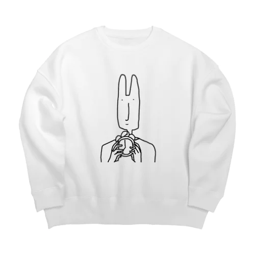 おはようやつTシャツ Big Crew Neck Sweatshirt