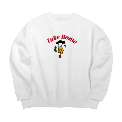 ゴミは持ち帰りましょうビックスウェット Big Crew Neck Sweatshirt