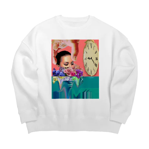 Flower Big Crew Neck Sweatshirt