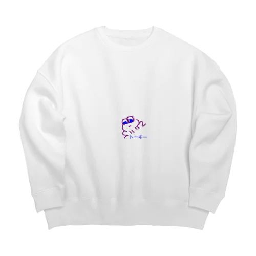 フロッグマン　トーキーイラスト Big Crew Neck Sweatshirt