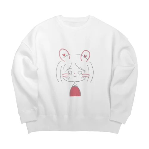 彼女ちゃん Big Crew Neck Sweatshirt