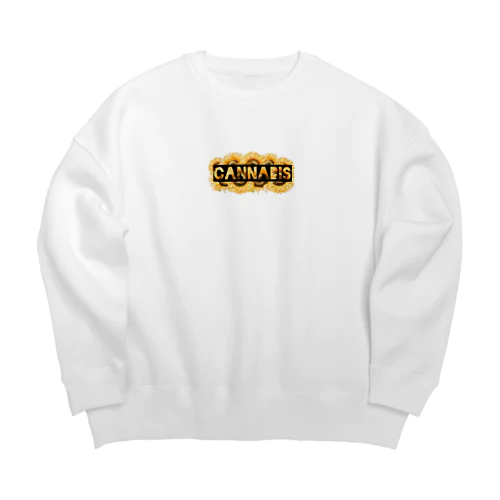 Cannabis ビッグシルエット　ひまわりロゴスウェット Big Crew Neck Sweatshirt