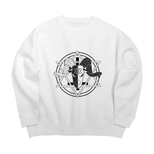 くろやぎくん Big Crew Neck Sweatshirt