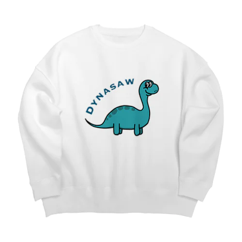 ダイナソー(ブラキオサウルス)くん Big Crew Neck Sweatshirt