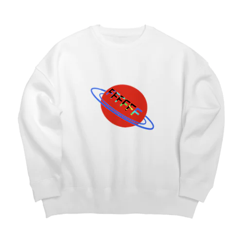 spaceFFFFFF Big Crew Neck Sweatshirt