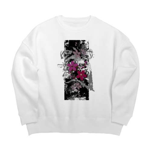 美死意 Big Crew Neck Sweatshirt