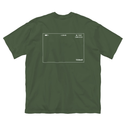 ８ミリビデオ再生　振り返るオモイデ Big T-Shirt