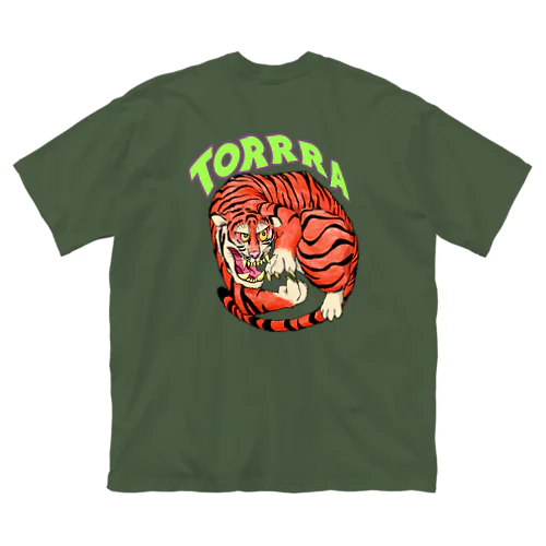 虎・トラ・TORA ビッグシルエットTシャツ