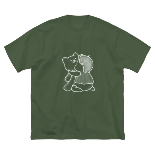 ぬいぐるみを抱っこする赤ちゃん Big T-Shirt