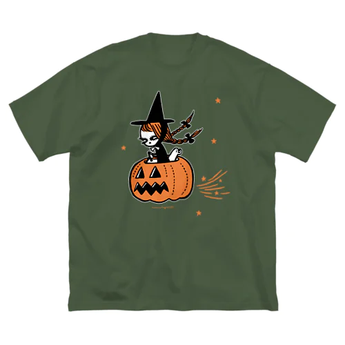 The Pumpkin Riding Witch ビッグシルエットTシャツ